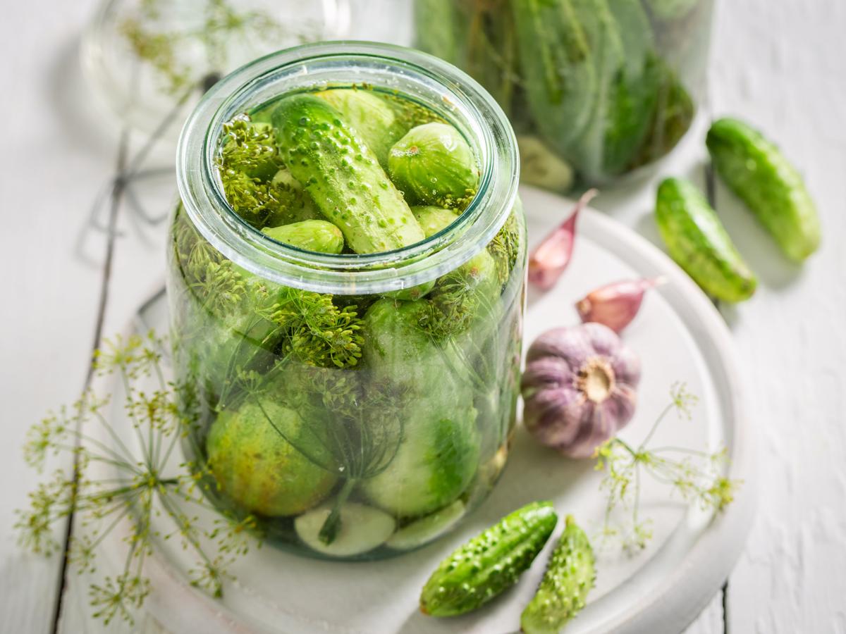 Pickled cucumbers